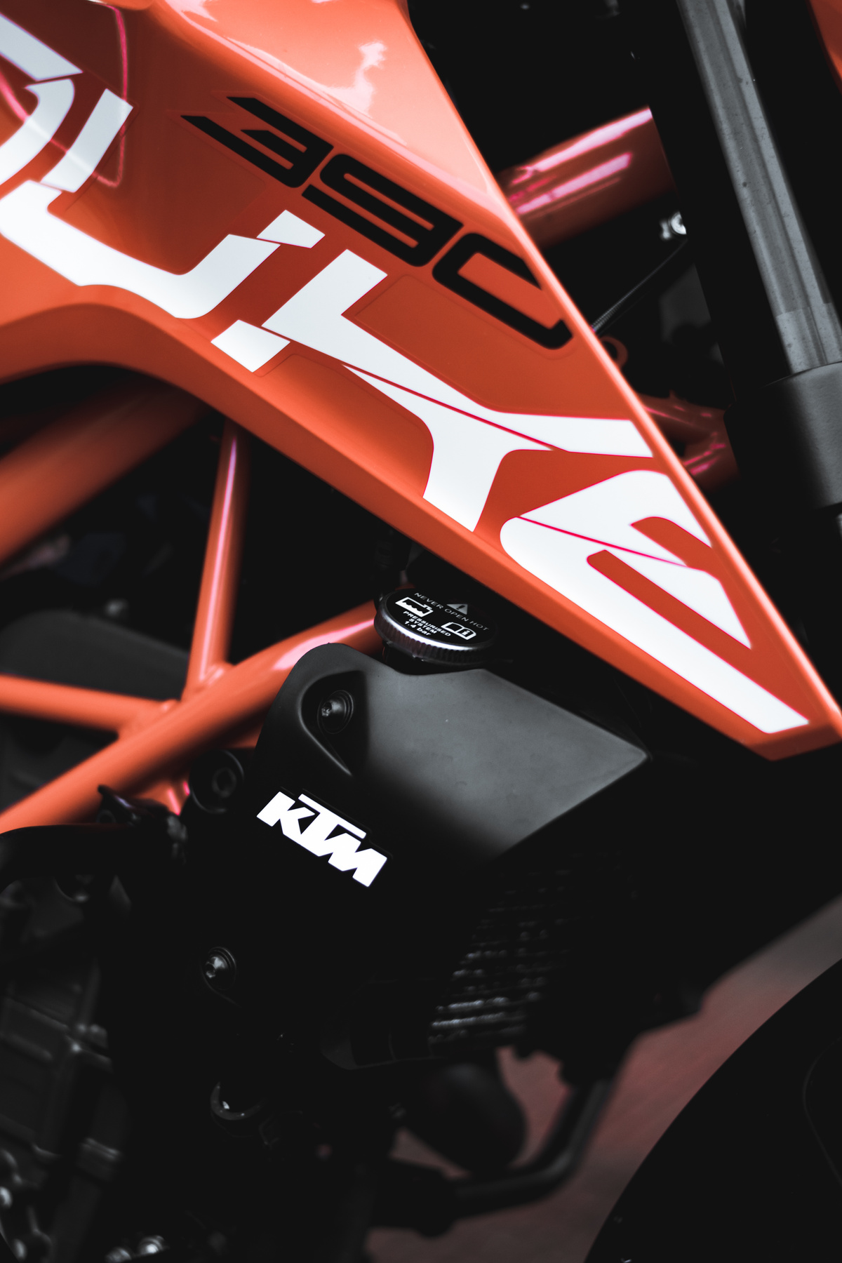 A KTM 390 Duke Engine